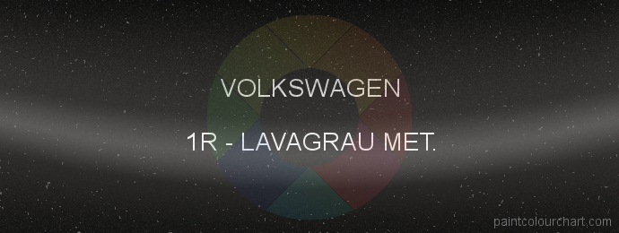 Volkswagen paint 1R Lavagrau Met.