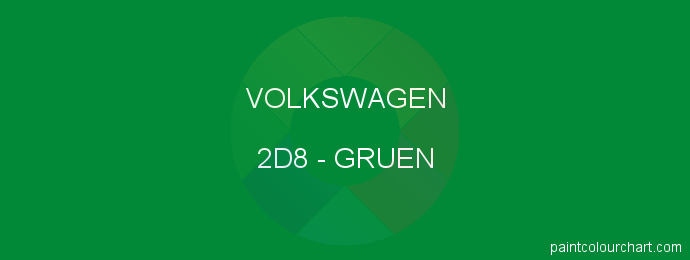 Volkswagen paint 2D8 Gruen