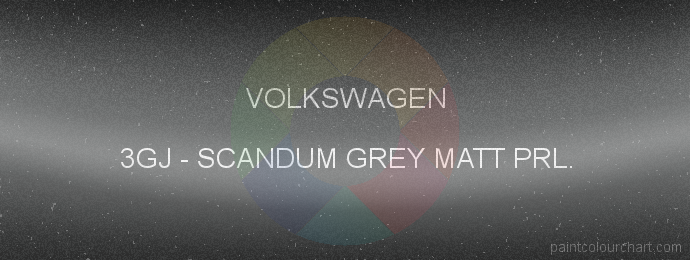 Volkswagen paint 3GJ Scandum Grey Matt Prl.