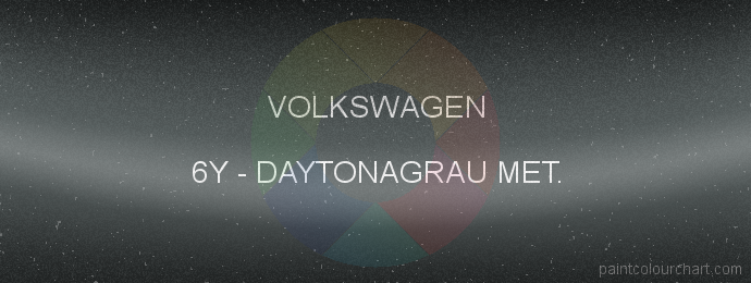 Volkswagen paint 6Y Daytonagrau Met.