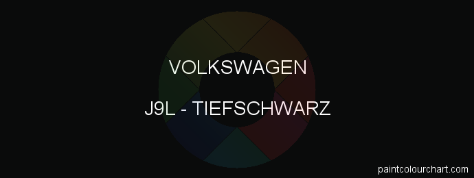 Volkswagen paint J9L Tiefschwarz