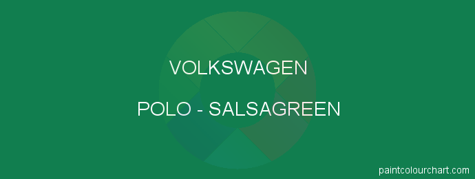 Volkswagen paint POLO Salsagreen