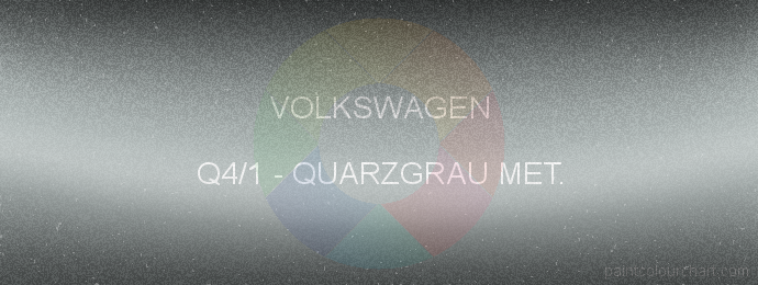 Volkswagen paint Q4/1 Quarzgrau Met.