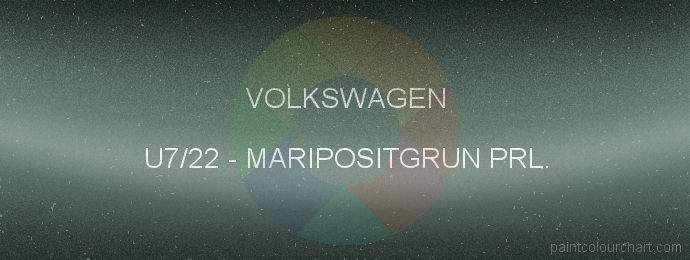 Volkswagen paint U7/22 Maripositgrun Prl.