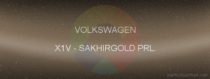 Volkswagen paint X1V Sakhirgold Prl.