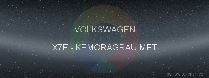 Volkswagen paint X7F Kemoragrau Met.