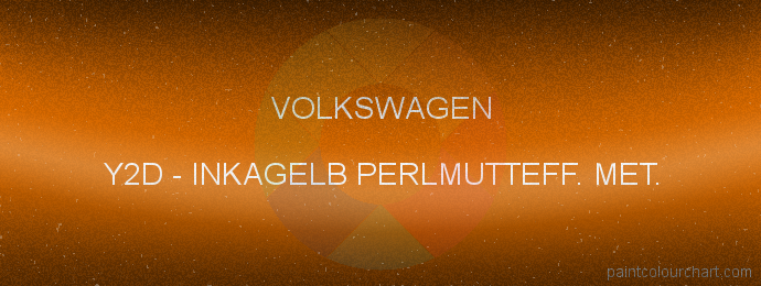 Volkswagen paint Y2D Inkagelb Perlmutteff. Met.