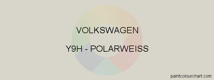 Volkswagen paint Y9H Polarweiss