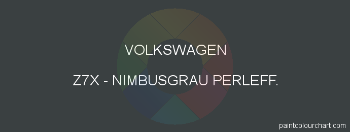 Volkswagen paint Z7X Nimbusgrau Perleff.